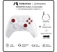 Controlador mecánico Bluetooth MOBAPAD Huben 2 para Nintendo Switch NS Switch 2 PC Android iOS consola de juegos de vapor Black