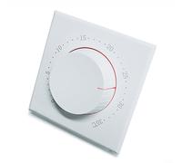 Controlador mecánico de temperatura de calefacción con precisión de ± 1 °C, cuerpo ignífugo PC+ABS, amplio rango ajustable de 5 a 35 °C para calefacción eléctrica y de agua o calderas de pared (2)