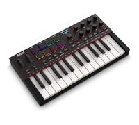 Akai Professional MPK Mini IV Teclado Controlador MIDI USB-C para Principiantes y Productores - Pads de Batería MPC, Ruedas de Pitch & Mod, Lecciones, Software de Producción con 1000+ Sonidos, Negro