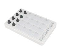 Controlador MIDI, Controlador de Pad MIDI Inalámbrico, Controlador de Pad de Batería MIDI Retroiluminado Portátil, Recargable con 16 Pads Sensibles a la Velocidad RGB. 8 Juegos