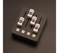 Controlador MIDI EM-PO2, 4 faders y 4 botones para control DAW, para producción y streaming musical