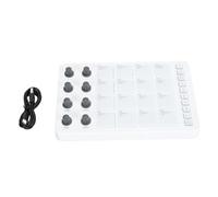 Controlador MIDI inalámbrico 16 RGB Pads de batería 8 Perillas giratorias Beat Beat Beat Machine Música Producción Portable Studio Performance