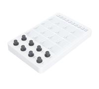 Controlador MIDI Inalámbrico con 16 Pads de Batería RGB, 8 Perillas Giratorias, Repetición de Notas, Salida MIDI de 3,5 Mm, Máquina Beat Maker USB de bajo Retardo, Tiempo de