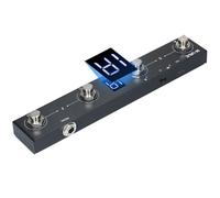 Controlador Midi Pedal Inalámbrico Foot Controller, BT Wireless MIDI Controlador Recargable 4 Botones Portátil Pedal MIDI Control APP