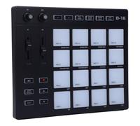 Controlador MIDI USB con 16 Almohadillas de Batería, Controlador de Cuadrícula USB, 48 Fuentes de Sonido Personalizables, 2+2 Perillas de Fader Asignables, para Producción Musical