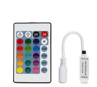 Controlador Mini Tira LED RGB Mando a Distancia 12VDC ► 72W | Greenice