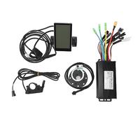 Controlador Motor Brushless 24V / 36V / 48V 26A con Pantalla LCD y Acelerador Pulgar - Centralita Patinete Electrico, de Ondas Seno, Disipación Óptima, DIY E - Bike y Sco