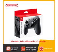 Controlador Nintendo Switch Mando Pro inalámbrico Bluetooth con Cable Con USB para Nintendo Switch OLED/Lite Joystick de juego Negro
