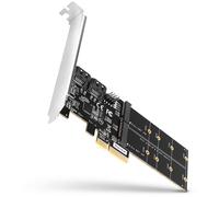 Controlador PCIe AXAGON PCES-SA4M2, 2x SATA 6G port + 2x M.2 B-key SATA port + LP