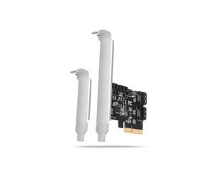 Controlador PCIe - AXAGON - PCES-SA4X4 - 4 Puertos SATA 6G - Cableado - Blanco