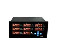 Controlador PID de 8 canales for PT100 Platinum, salida de relé/SSR, RS485, software de PC for registro de datos y curvas(Single Display with RS485)