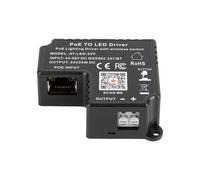 Controlador PoE de 24 V, Solución de Iluminación LED Compatible con 802.3at, Que Proporciona Hasta 25 W para Luminarias LED de 24 V. Control de