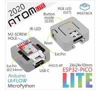 Controlador programable del kit de desarrollo IoT oficial ATOM Lite ESP32-PICO M5Stack Atom Lite-1pcs