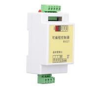 Controlador programable RX02T PLC, placa de control industrial con relé de tiempo y entradas/salidas conmutables, placa de control de automatización de 12-24 V para válvula