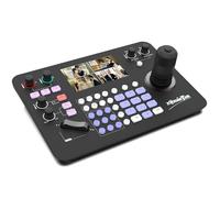 Controlador PTZ Zowietek con NDI|HX3, joystick 7D ZowieKBD, salida HDMI, pantalla LCD 5" Quad-View en tiempo real, detección automática de cámaras, control de grupo, Tally y salida de audio.