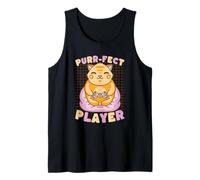 Controlador Purr-FECT Player Cat Gamer Kitty Camiseta sin Mangas