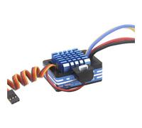 Controlador Rc Para 1/10 1/12 60A 80A 2-3S RC Crawler Monster On-road Off-road Car 540 550 Motor Impermeable Full Metal Brushed ESC Reparación Actualización(60A T Plug)