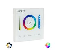 Controlador Regulador Pared Táctil LED RGB/RGBW/RGB+CCT 12/24V DC RF MiBoxer P3