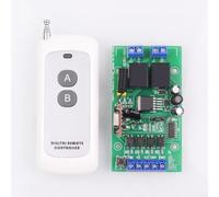 Controlador remoto de motor con accionamiento de relé para rotación hacia adelante y hacia atrás, compatible con múltiples tipos de motor CC, con control inalámbrico fiable y corte de seguridad (5 A)