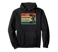 Controlador Retro para Videojuegos Dad Husband Gaming Legend Sudadera con Capucha