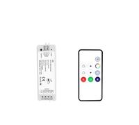 Controlador RGB LED 12V 24V 12A RGB tira de luz LED controlador inalámbrico 2,4G Control remoto táctil V3 RGB controlador(V3 and RM3 Set)