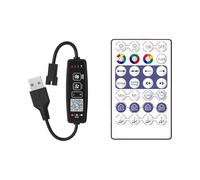 Controlador RGB LED - Dimmer remoto de mano, controlador de luz de tira múltiple en modo | Luces LED de dispositivo de intensidad ajustable, accesorio de iluminación conveniente para la instalación de
