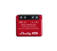 Controlador Shelly Plus 1PM Mini Gen3, Wi-Fi + Bluetooth