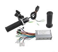 Controlador sin escobillas para bicicleta eléctrica con manillar del acelerador LCD, carcasa de aleación de aluminio de 15 A, compatible con 24/36/48 V