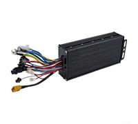 Controlador sin escobillas para bicicleta eléctrica de 48 V-72 V, aleación de aluminio 40 A, controlador inteligente de 3 modos de onda sinusoidal para motor sin escobillas, 184 x 83 x 43 mm