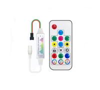 Controlador sinfónico de 17 teclas, Mini controlador sinfónico de ritmo musical, lámpara LED de bajo voltaje con atenuador LED(WM-HC011ARF17keyDChead)