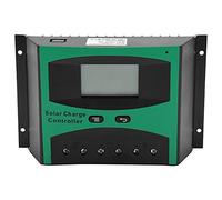 Controlador Solar 50A 48V, Regulador Automático con Pantalla LCD - Gestión Eficiente de Paneles y Baterías, Protección Integral para Uso Doméstico