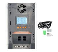 Controlador solar MPPT 100A Monitor de punto de potencia máximo avanzado Control de carga del panel solar con pantalla LCD para la comunicación RV Estaciones básicas sistemas domésticos ABS