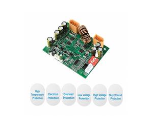 Controlador Solar MPPT de 100W para 12V y 24V con Interruptor DIP para Selección de Voltaje y Cantidad de Cadenas