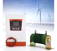 Controlador Solar MPPT Híbrido Eólico-Solar, Regulador Doble MPPT 12V/24V/48V con Descargador, Sistema Híbrido Renovable para Off-Grid, Control Remoto App, para Farolas Solares Inteligentes y Barcos