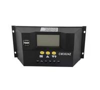 Controlador solar PWM de 12 V, 24 V y 30 A, control fotovoltaico automático para el hogar y la oficina.