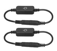 Controlador Táctil para Tira LED, Regulador On Off para Luces Monocolor DC 5V - 24V, 2 Piezas - Sensibilidad al Tacto, Ajuste de Brillo Preciso, Compatible con LEDs de Bajo Volta