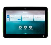 Poly TC10 Controlador táctil con pantalla LED de estado y montaje flexible para la planificación inteligente de salas y el control de videoconferencias en negro