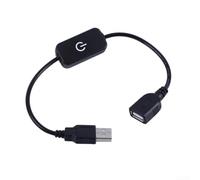 Controlador Táctil USB Atenuador Continuo para Lámparas(black) | Atenuación sin escalones, toque para encender/apagar, mantenga para regular , para ideal lámparas escritorio