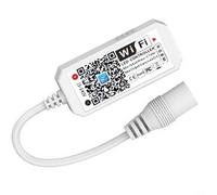 Controlador WiFi RGBW de 4 canales para iluminación LED de acuario, control de brillo continuo, sincronización de ritmo musical y gestión de grupos