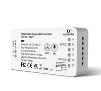 Controlador Wled ESP32, controlador WLED GL-C-010WL-D, control de luz de tira digital con función MIC, tira direccionable Esp32 con descarga de micrófono WS2811 2812B 2813 2815 GS8208 SM16703PSK6812