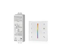 Controlador WT5 RGBCCT 12-24V DC 5 en 1 atenuador CCT RGB RGBW tira de luz LED Panel táctil vidrio controlador 2,4G(WT5+T25)