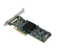 Controladora SAS 6GB 4 Puertos LSI IR PCIe NAS | Adaptador PCIe x8 x16, Matriz Disco Duro Servidor