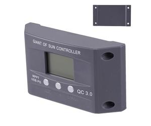 Controladores de carga para paneles, regulador de carga solar - Regulador de controlador solar | del panel 12V-24V, 2 puertos USB, controlador para energía renovable, r