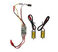 Controladores de velocidad eléctricos Control de velocidad ESC bidireccional de doble vía 10A para tanque de barco modelo RC