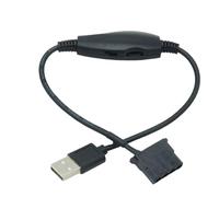 Controladores de ventilador USB - USB 3-Pin/4-Pin PWM Conector - Cable Divisor PWM | Para Computadora Escritorio Dispositivos Electrónicos de Enfriamiento Mantenimiento del Coche
