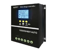 Controladores inteligentes de energía solar de 150 A, ajuste automático, diseños de corriente de carga para proyectos de energía solar, suministros de energía solar al aire libre, regulador de