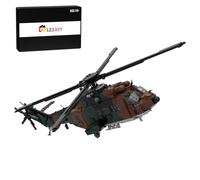 ControlCraze AS-532 Juego de ladrillos para aeronaves militares, modelo MOC DIY (1768 piezas) - Regalo ideal para adultos