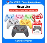 Mando GameSir T4n Lite Nova Wireless Gris Multiplataforma Bluetooth 2.4 GHz USB-C