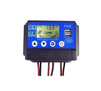 Controller Pwm Solar Battery Management Garden Lights Solar Powered 12.5 x 8.4 x 2.8cm Black 1Set