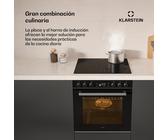 ControlSync horno & placa de inducción conjunto | 9 funciones | 4 zonas de cocción | 72 L de volumen Klarstein